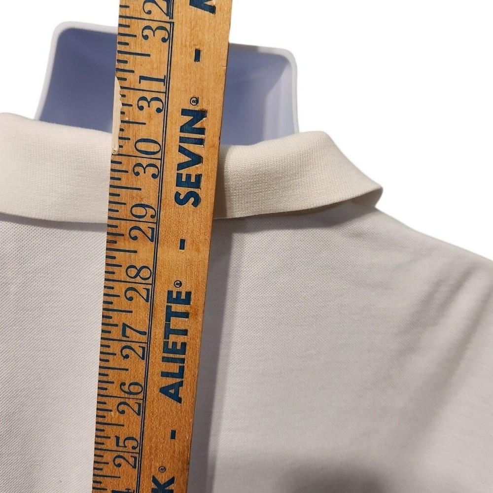 Augusta National Golf Shop Mens White Masters Polo Shirt Mercerized Cotton L - Picture 4 of 8